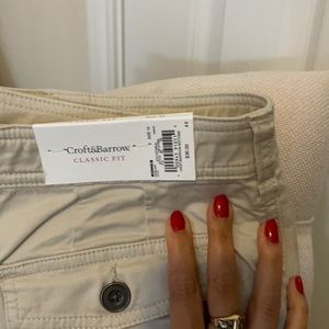 Craft & Barrow, capris, new w/tag, color oatmeal